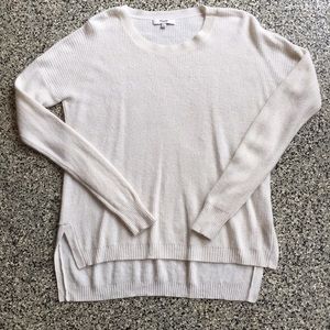 Madewell super soft cream pullover sweater